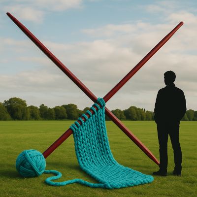 Najdlhšie nepretržité pletenie a pletenie s najväčšími ihlicami