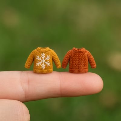 Najmenší upletený sveter