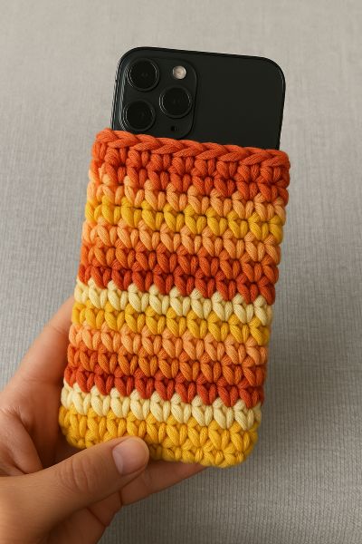 Pletené obaly na mobil