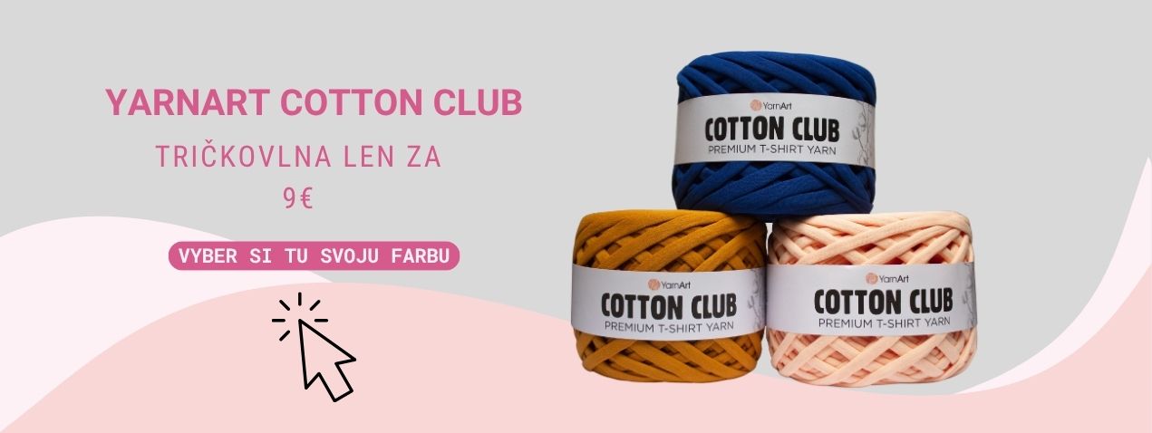 Tričkovlna YarnArt Cotton Club