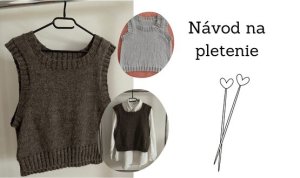 Návod na pletené jesenné vesty