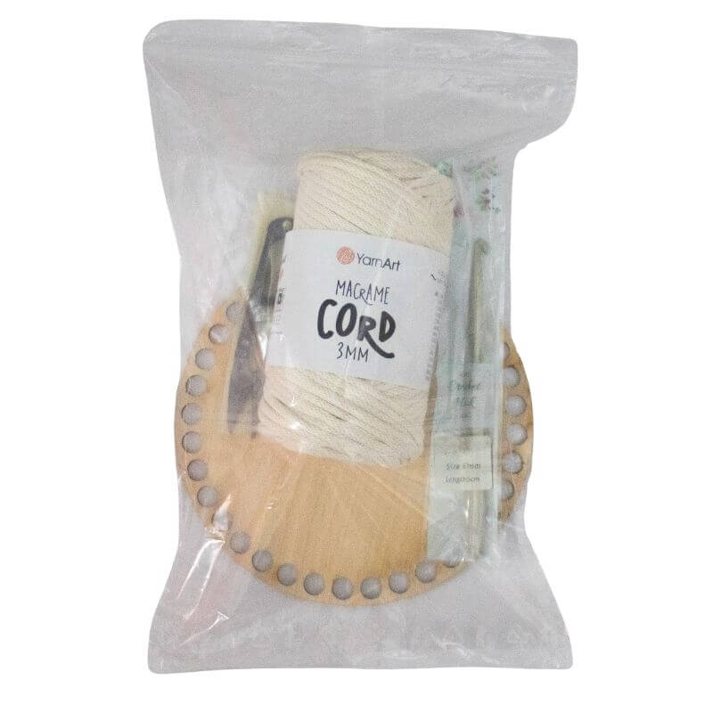 Balíček na výrobu háčkovaného košíka