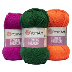 Bavlnená priadza YarnArt Flowers Unicolor