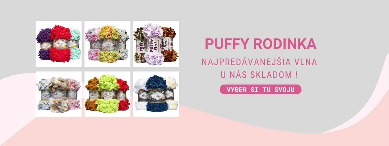 Priadza Alize Puffy na pletenie rukami