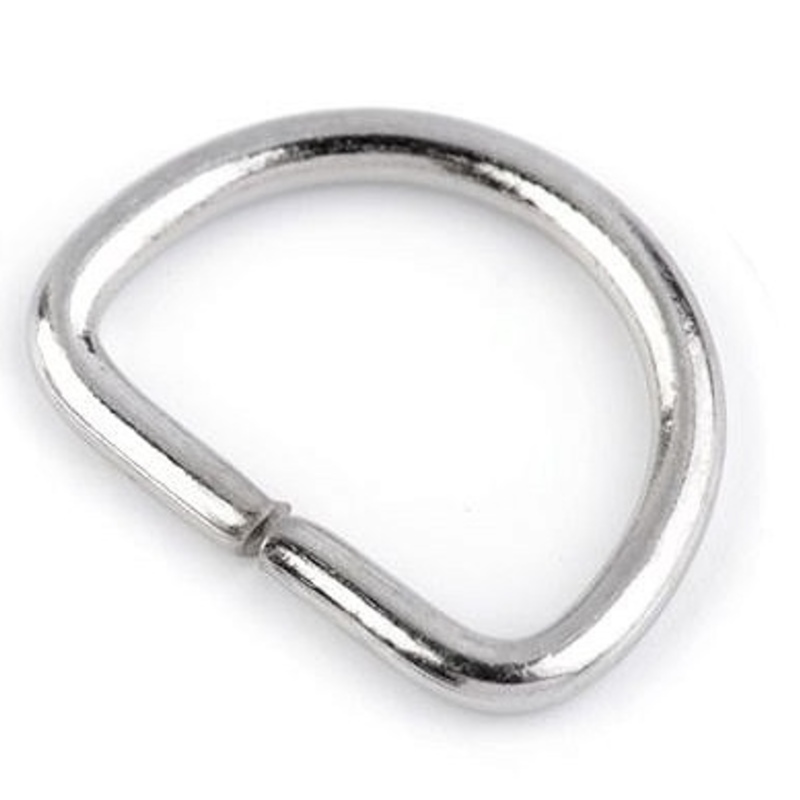 Polokrúžok šírka 12 mm Nikel