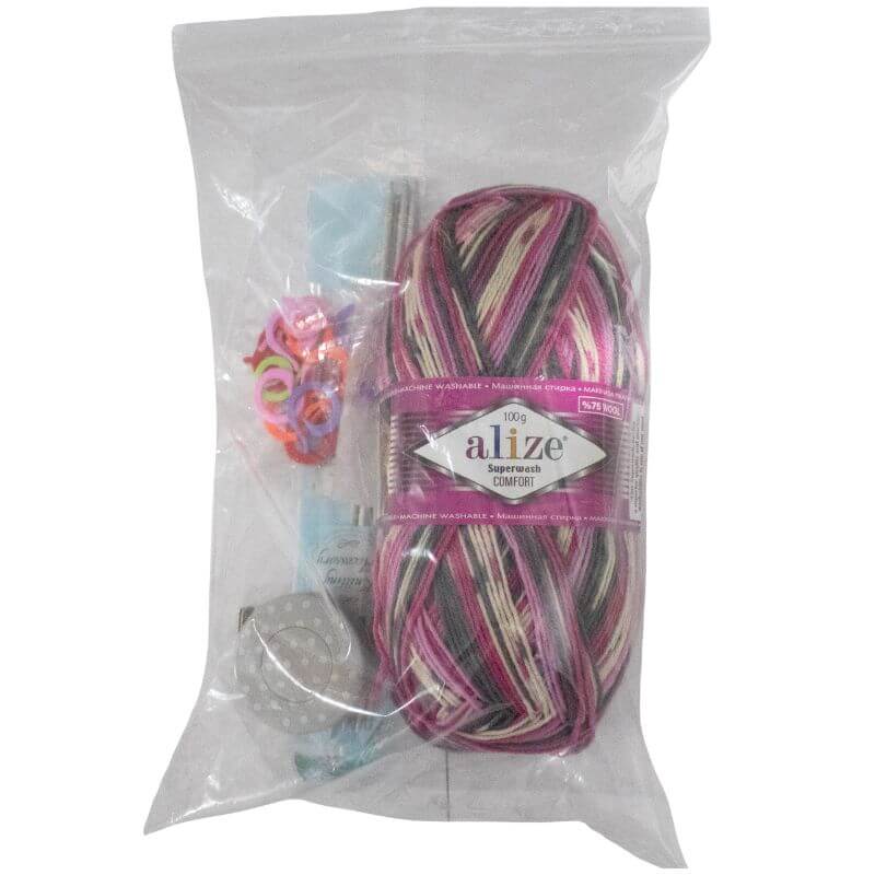 Balíček na pletené ponožky