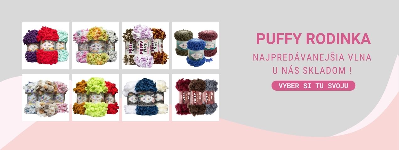 Priadza Alize Puffy na pletenie rukami