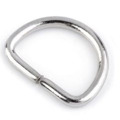 Polokrúžok šírka 12 mm Nikel