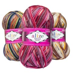 Ponožková vlna Alize Superwash comfort sock