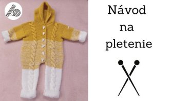 Pletený detský overal Pletený detský overal