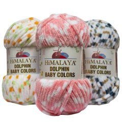 Ženilková priadza Himalaya Dolphin Baby Color Ženilková priadza Himalaya Dolphin Baby Color