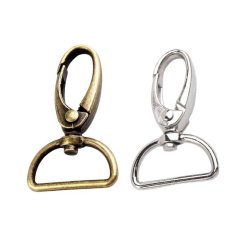 Kovová otočná karabína  25 mm