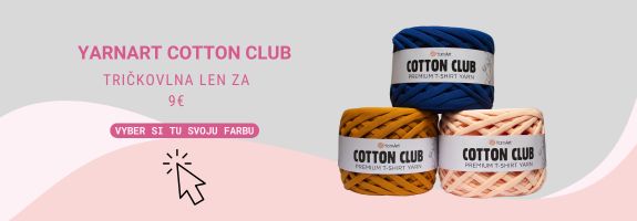 Tričkovlna YarnArt Cotton Club
