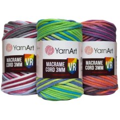 Špagát Macrame Cord 3mm VR Špagát Macrame Cord 3mm VR