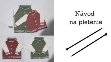 Návod na detský pletený sveter (2 roky / 5–6 rokov)