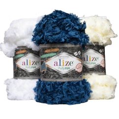Priadza na pletenie rukami Alize Puffy Fur