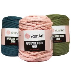 Špagát YarnArt Macrame cord 5mm Špagát YarnArt Macrame cord 5mm