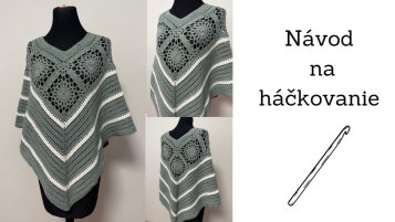 Návod na hačkované pončo