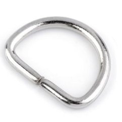 Polokrúžok šírka 12 mm Nikel