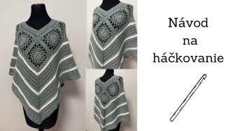 Návod na hačkované pončo