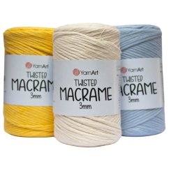 Rozčesavací špagát macrame twisted