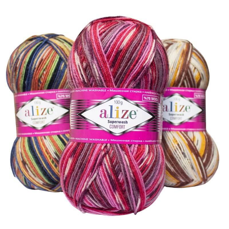 Ponožková vlna Alize Superwash comfort sock