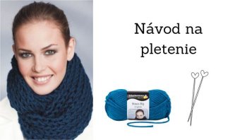 Návod na pletenie šálu na zimu