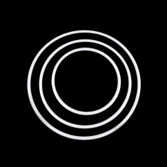 Kovový kruh na lapače snov