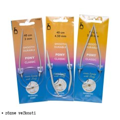 Kruhové ihlice PONY lanko 40 cm