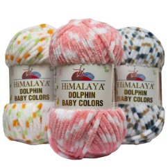Ženilková priadza Himalaya Dolphin Baby Color