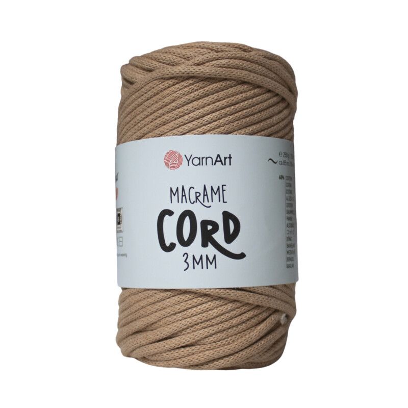 Špagát Macrame Cord 3 MM Hnedá 768