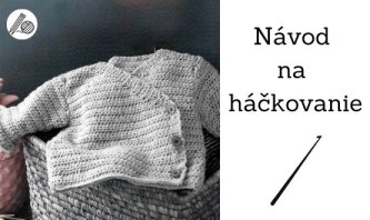Detský háčkovaný svetrík Detský háčkovaný svetrík