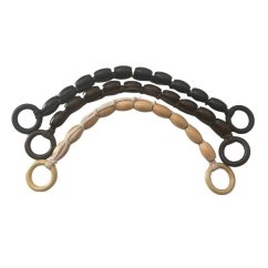 Rúčky na kabelku z drevených valčekov