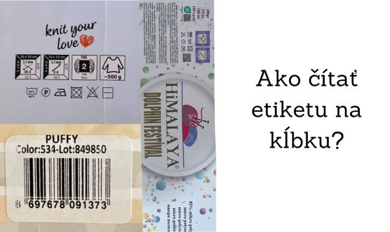 Ako čítať etiketu na klbku