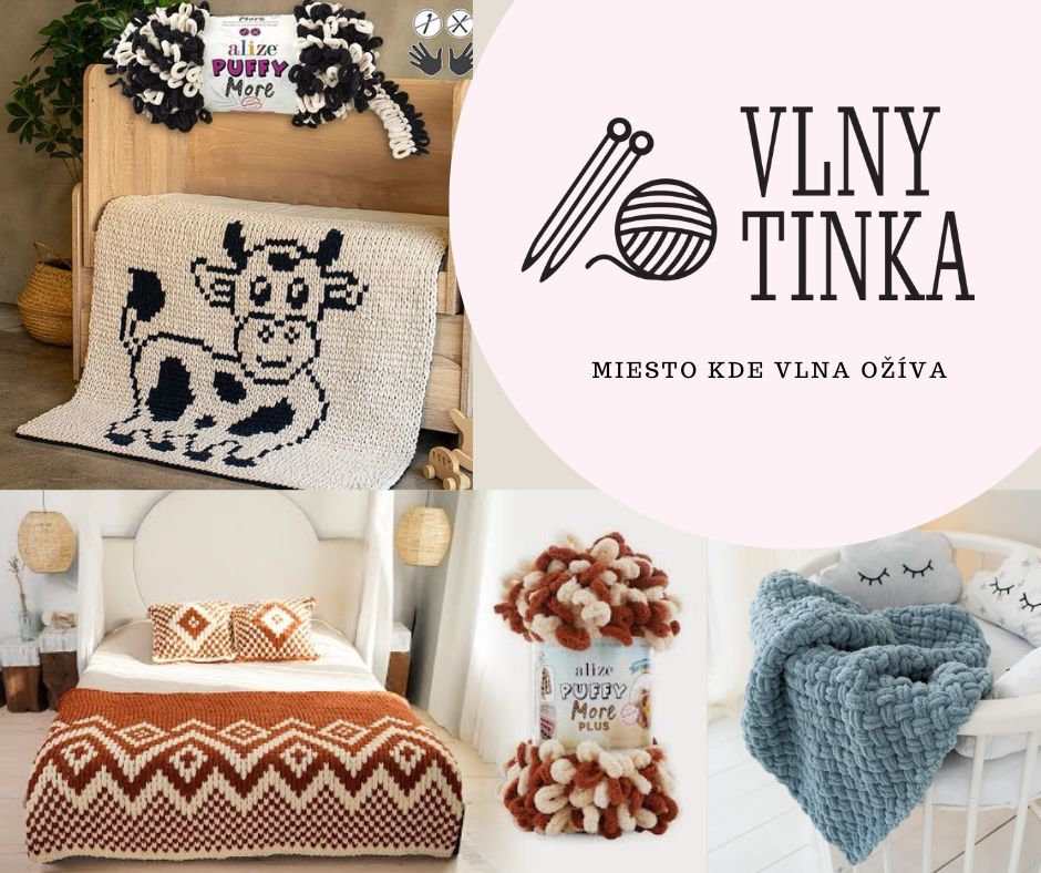 Výrobky z Alize Puffy na VlnyTinka