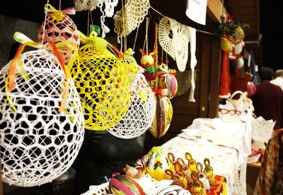 Háčkované veľkonočné vajíčka