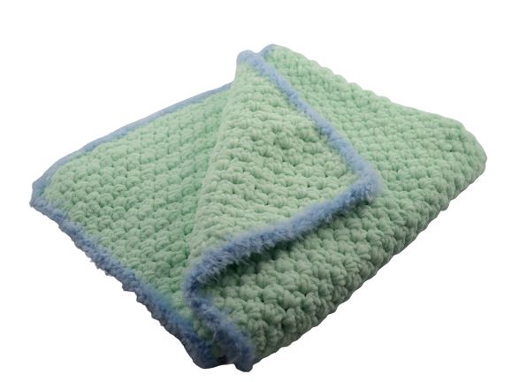 háčkovaná deka pre bábätko z priadze Himalaya Dolphin Baby