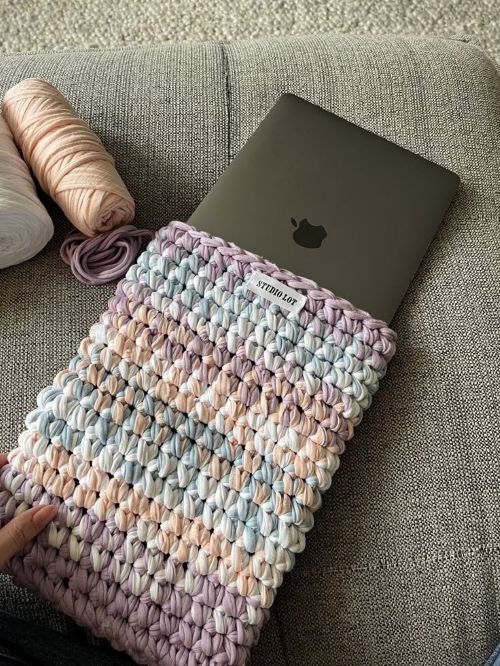 Pletené obaly na notebook